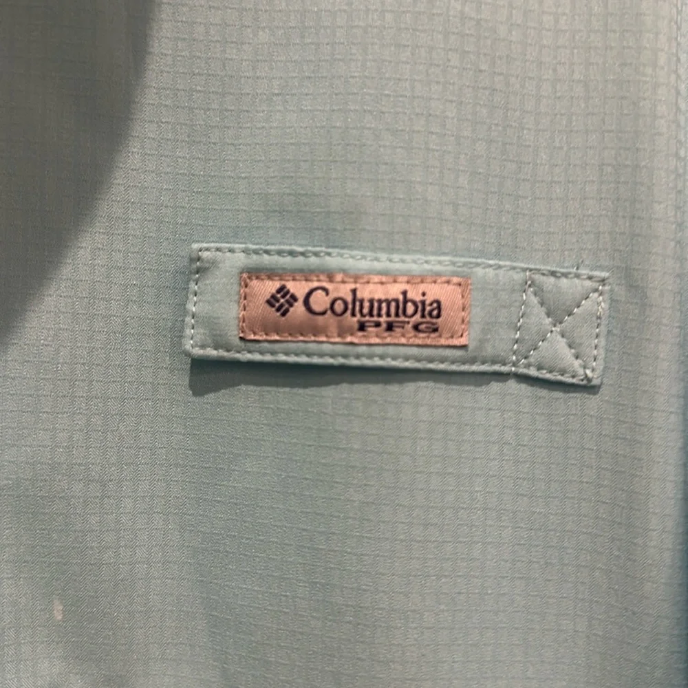 Columbia PFG Tamiami II Long-Sleeve Shirt for Ladies size large aqua - Picture 3 of 4